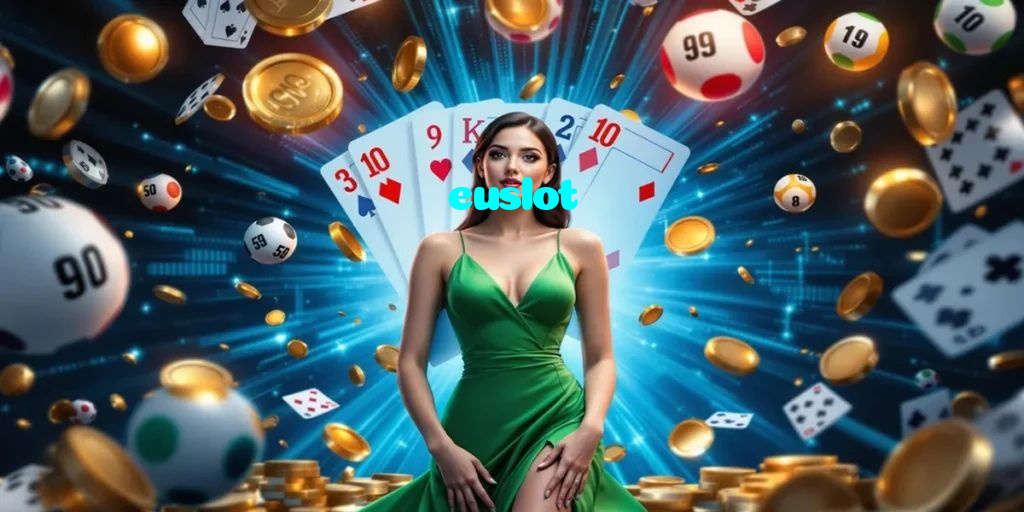 euslot casino presented on mobile device in Pakistan with slots and live games
